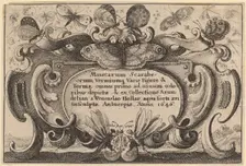 Title Page, 1646. Creator: Wenceslaus Hollar