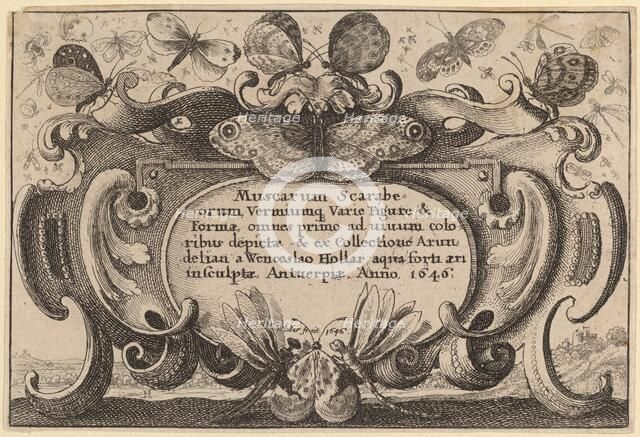 Title Page, 1646. Creator: Wenceslaus Hollar.