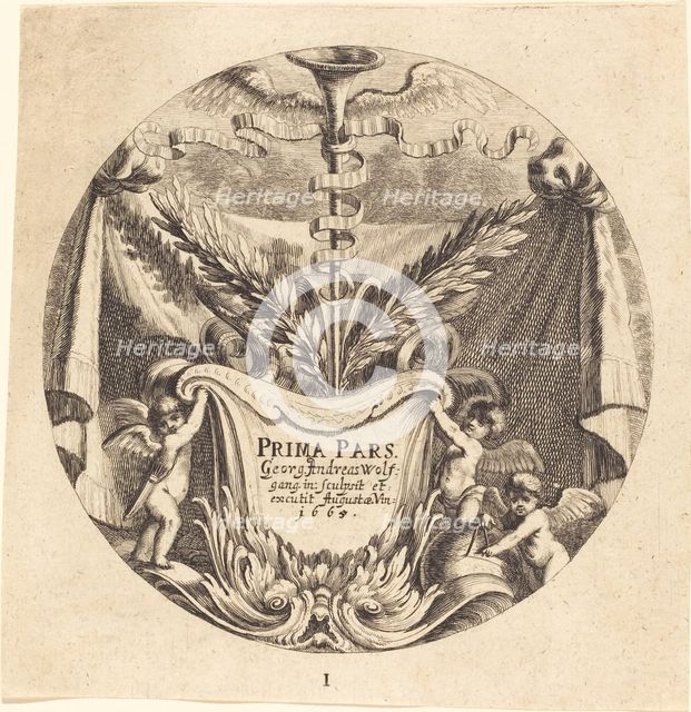 Title Page, 1665. Creator: Georg Andreas Wolfgang.
