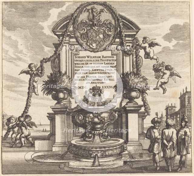 Title Page, 1681. Creator: Melchior Küsel.
