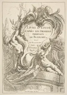 Title Page, 1753. Creator: Francois Boucher