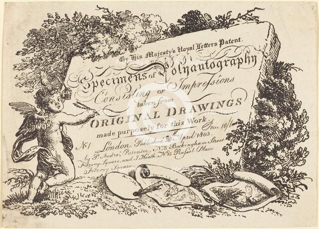 Title Page, 1803. Creator: Unknown.