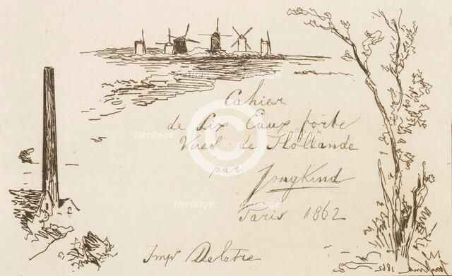 Title-page, 1862. Creator: Johan Barthold Jongkind.
