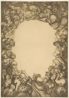 Title Page, The Caricature Magazine, or Mirror of Mirth, November 1808. Creator: Thomas Rowlandson