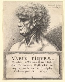 Title-page to Varie Figuræ & Probæ 1645. Creator: Wenceslaus Hollar