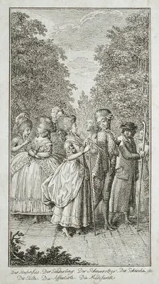 Title Page to Westphal's Portrait 1781. Creator: Daniel Nikolaus Chodowiecki