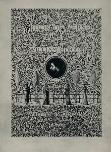 Title-page to "A Book of Verse", by William Morris 1870. Creator: William Morris