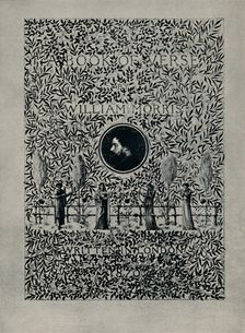 Title-page to "A Book of Verse", by William Morris 1870. Creator: William Morris