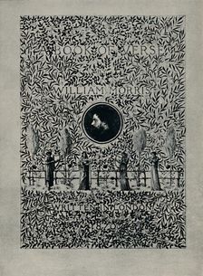 Title-page to "A Book of Verse", by William Morris 1870. Creator: William Morris