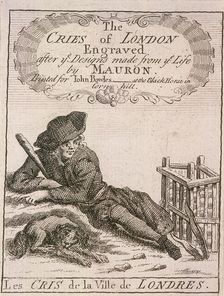 Title page to Cries of London, (c1688?). Artist: Anon