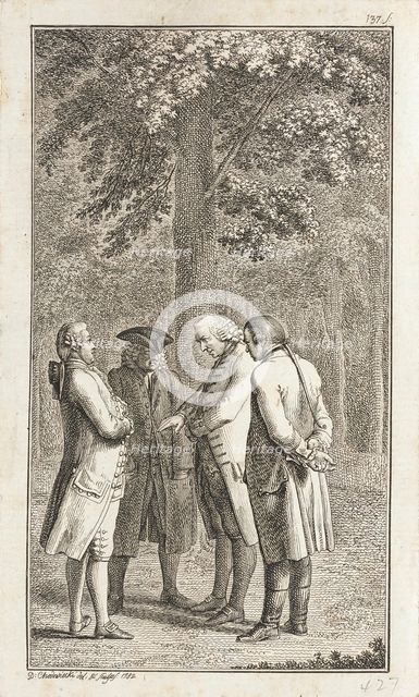 Title page to Eberhard's 'Amyntor, a Story in Correspondence', 1782. Creator: Daniel Nikolaus Chodowiecki.