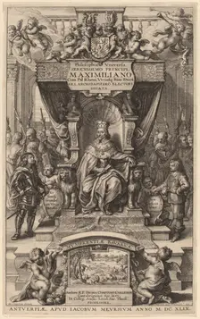 Title Page to "Philosophia Universia", 1649. Creator: Wenceslaus Hollar