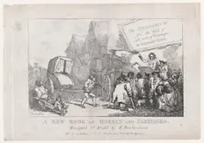 Title Page: A New Book of Horses and Carriages,or, The Rhedarium for the Sale of All Sorts..., 1784. Creator: Thomas Rowlandson