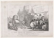 Title Page: A New Book of Horses and Carriages,or, The Rhedarium for the Sale of All Sorts..., 1784. Creator: Thomas Rowlandson