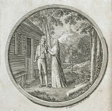 Title Page and Vignette for La Fontaine's Klara Du Plessis 1794. Creator: Daniel Nikolaus Chodowiecki