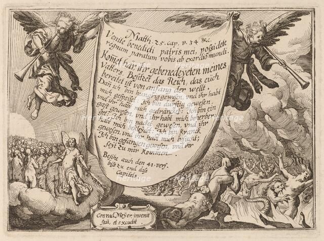 Title Page. Creator: Conrad Meyer.