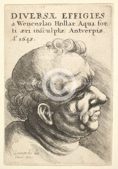Title Page, Diversae Effigies, 1648. Creator: Wenceslaus Hollar.