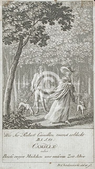 Title Page for 'Camille', 1787. Creator: Daniel Nikolaus Chodowiecki.