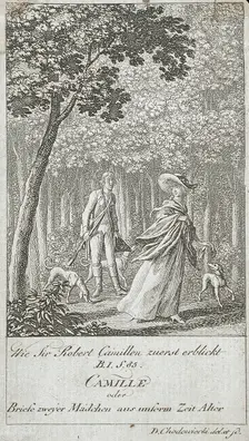 Title Page for Camille 1787. Creator: Daniel Nikolaus Chodowiecki