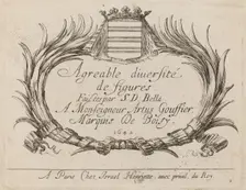 Title Page for "Agreable diversite de figures", 1642. Creator: Stefano della Bella