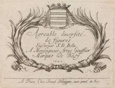 Title Page for "Agreable diversite de figures", 1642. Creator: Stefano della Bella