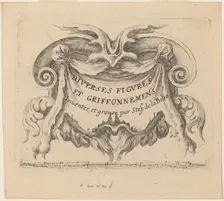 Title Page for "Diverses figures et griffonnements", 1646. Creator: Stefano della Bella