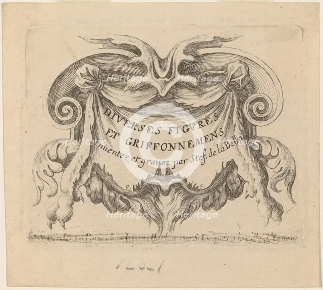 Title Page for "Diverses figures et griffonnements", 1646. Creator: Stefano della Bella.