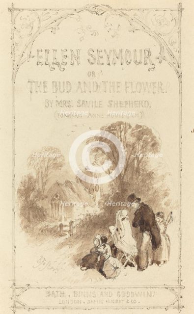 Title Page for "Ellen Seymour". Creator: Birket Foster.
