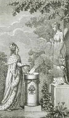 Title Page for Hoffman's German Flowers 1790. Creator: Daniel Nikolaus Chodowiecki