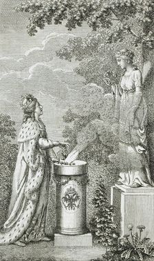 Title Page for Hoffman's German Flowers 1790. Creator: Daniel Nikolaus Chodowiecki