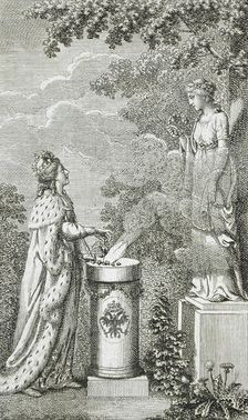 Title Page for Hoffman's German Flowers 1790. Creator: Daniel Nikolaus Chodowiecki