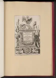 Title Page for Hubert Goltzius, Graeciae Vniversae Asiaeq. Minoris et Insularum Nomismata, 1618. Creator: Michel Lasne