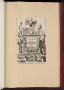 Title Page for Hubert Goltzius, Graeciae Vniversae Asiaeq. Minoris et Insularum Nomismata, 1618. Creator: Michel Lasne