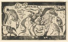Title Page for "Le Sourire" (Titre du Sourire), in or after 1895. Creator: Paul Gauguin