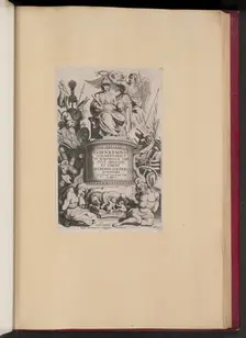 Title Page for Ludovicus Nonnius, Commentarius in Nomismata, 1620. Creator: Michel Lasne