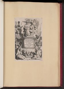 Title Page for Ludovicus Nonnius, Commentarius in Nomismata, 1620. Creator: Michel Lasne