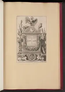 Title Page for Ludovicus Nonnius, Commentarius in Huberti Goltzi Graeciam, Insulas..., 1620. Creator: Michel Lasne