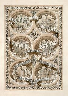 Title Page for The Baronial And Ecclesiastical Antiquities of Scotland (4 Volumes), 1848-1852. Creator: Robert William Billings