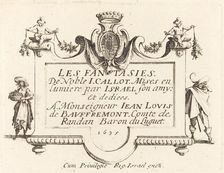 Title Page for "The Fantasies", probably 1634. Creator: Jacques Callot