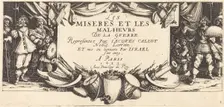 Title Page for "The Large Miseries of War", c. 1633. Creator: Jacques Callot