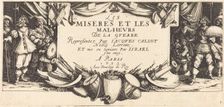 Title Page for "The Large Miseries of War", c. 1633. Creator: Jacques Callot
