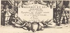 Title Page for "The Large Miseries of War", c. 1633. Creator: Jacques Callot