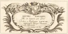 Title Page for "Various Landscapes", 1635 or after. Creator: Unknown