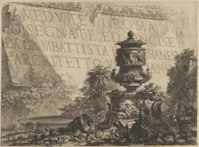 Title-page for Vedute di Roma .., 1760-78. Creator: Giovanni Battista Piranesi