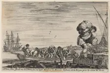 Title Page for "Views of the Ports of the Sea", 1647. Creator: Stefano della Bella