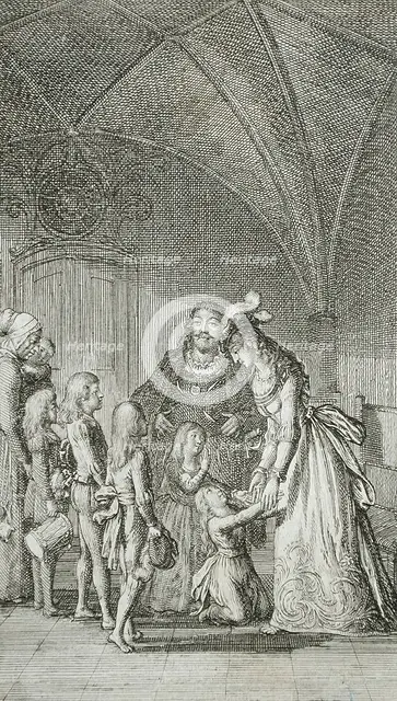 Title Page for W.G. Becker's 'Beatrice Cenci', c1794. Creator: Daniel Nikolaus Chodowiecki.