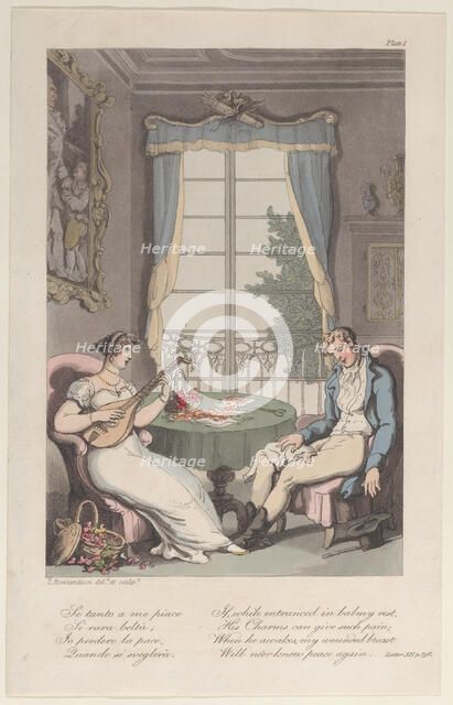 Title page, from "Naples and the Campagna Felice: in a Series of Letters Addressed..., June 1, 1815. Creator: Thomas Rowlandson.