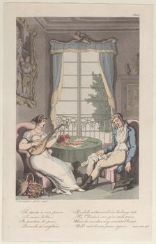Title page, from "Naples and the Campagna Felice: in a Series of Letters Addressed..., June 1, 1815. Creator: Thomas Rowlandson