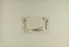 Title Page, from Cahier de six eaux-fortes, vues de Hollande, 1862. Creator: Johan Barthold Jongkind