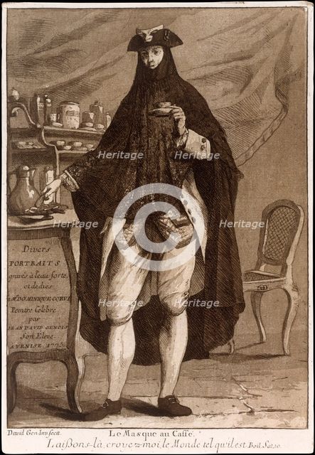 Title Page from Divers Portraits, pub. 1775 (etching). Creator: Jean David Genois (1749 - 1790).